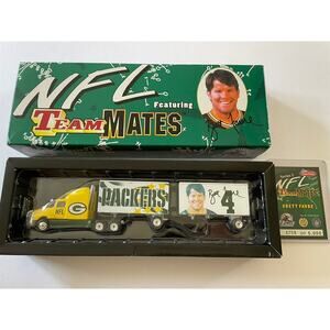 Green Bay Packers Die Cast NFL Teammates Brett Favre Double Trailer 1:80 #/5000